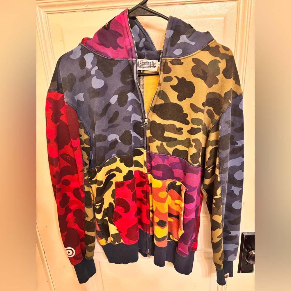 Bape size large hoodie